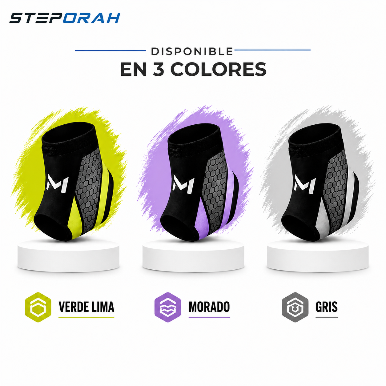 Tobillera Steporah ajustable para tobillo izquierdo y derecho 